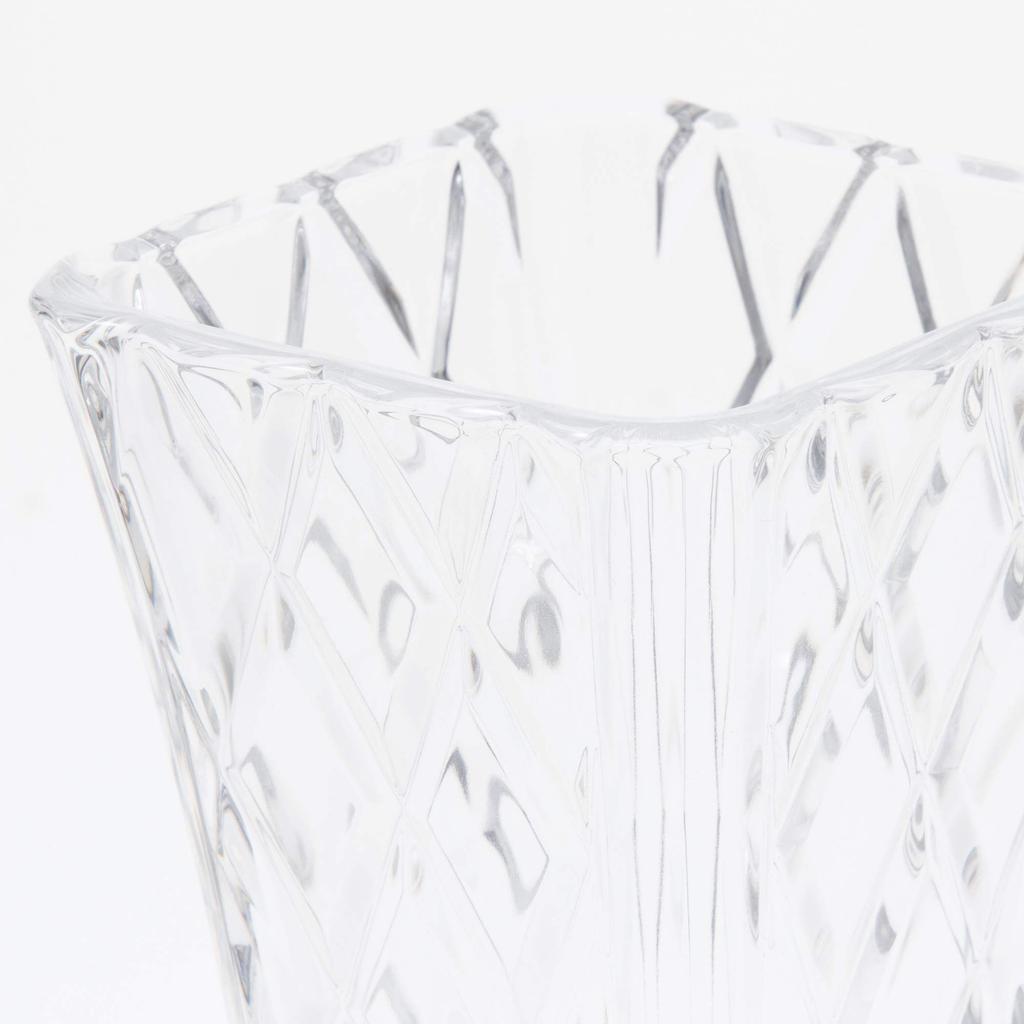 Toyo Sasaki Glass Flower x x Vase, Clear, 20.3 8.5 8.5 cm, Garnish, P-26497-JAN