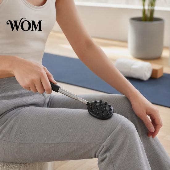 Dual-purpose Massage And Scratch Device Back Scratcher Massager, Extendable Massager Tool, Telescoping Multi-functional Scratcher, Anti-Slip