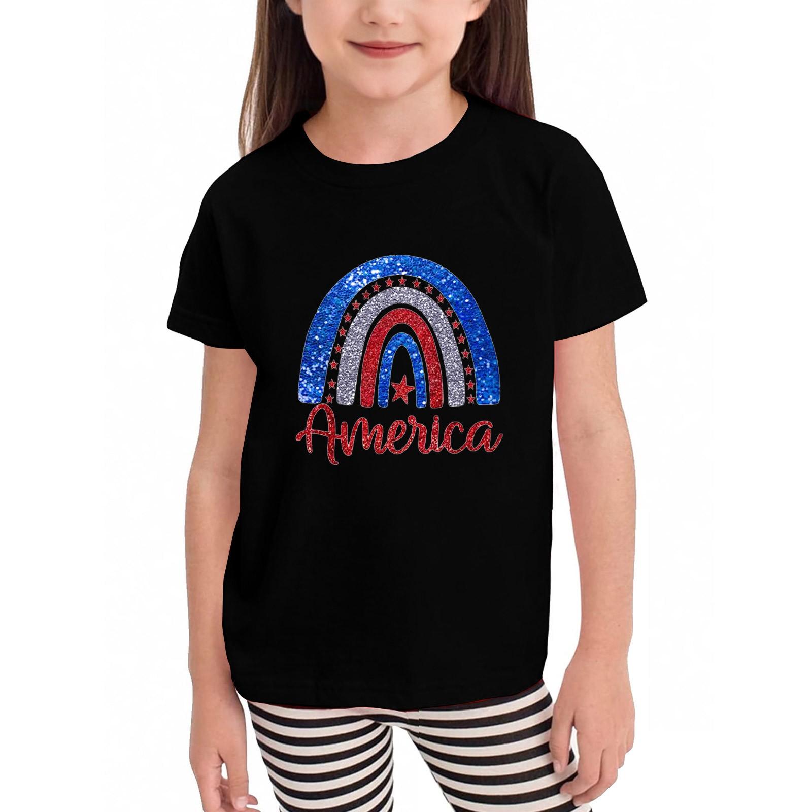 

Футболки для малышей, девочек и мальчиков, детские футболки с короткими рукавами и принтом для мальчиков и девочек 100