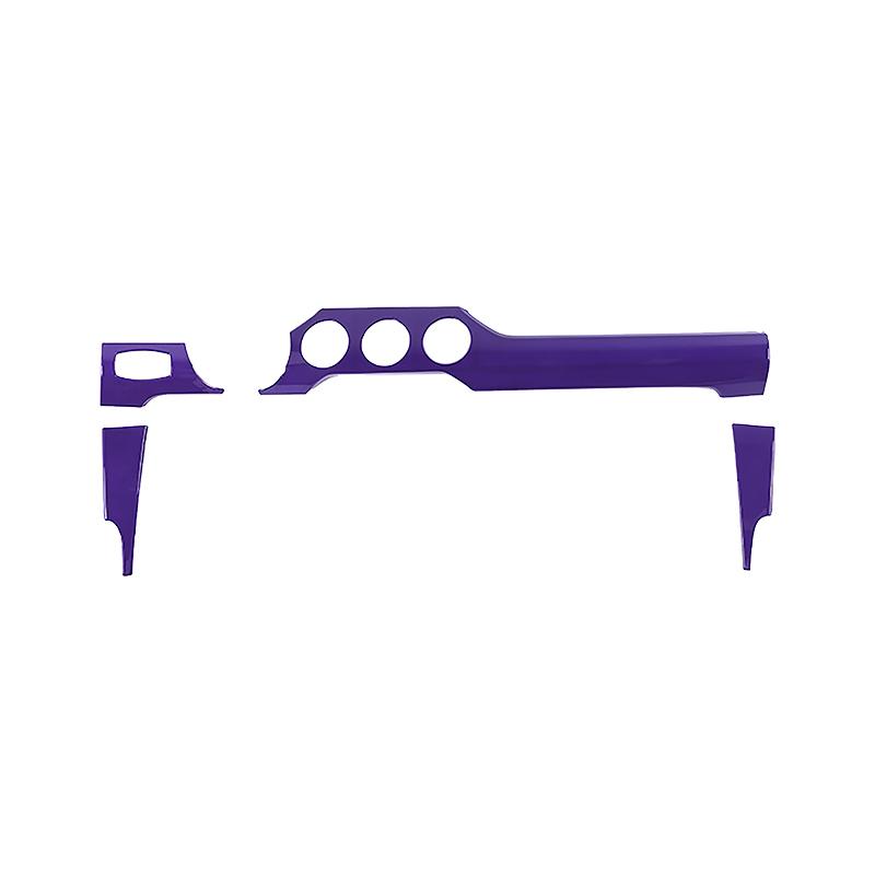 TESIN Car Center Console Panel Decoration Cover Frame Stickers Accessories For Ford Mustang 2015 2016 2017