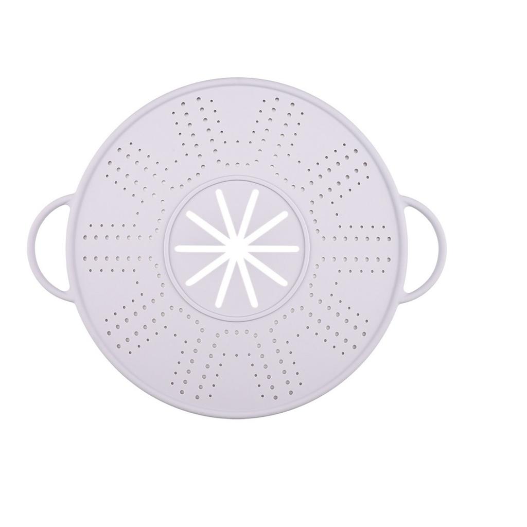 Silicone Proof Screen Cover With Folding Handle, Heat Insulation Pad, Filter, Drainage Board, Frying Pan Oil-proof Guard
