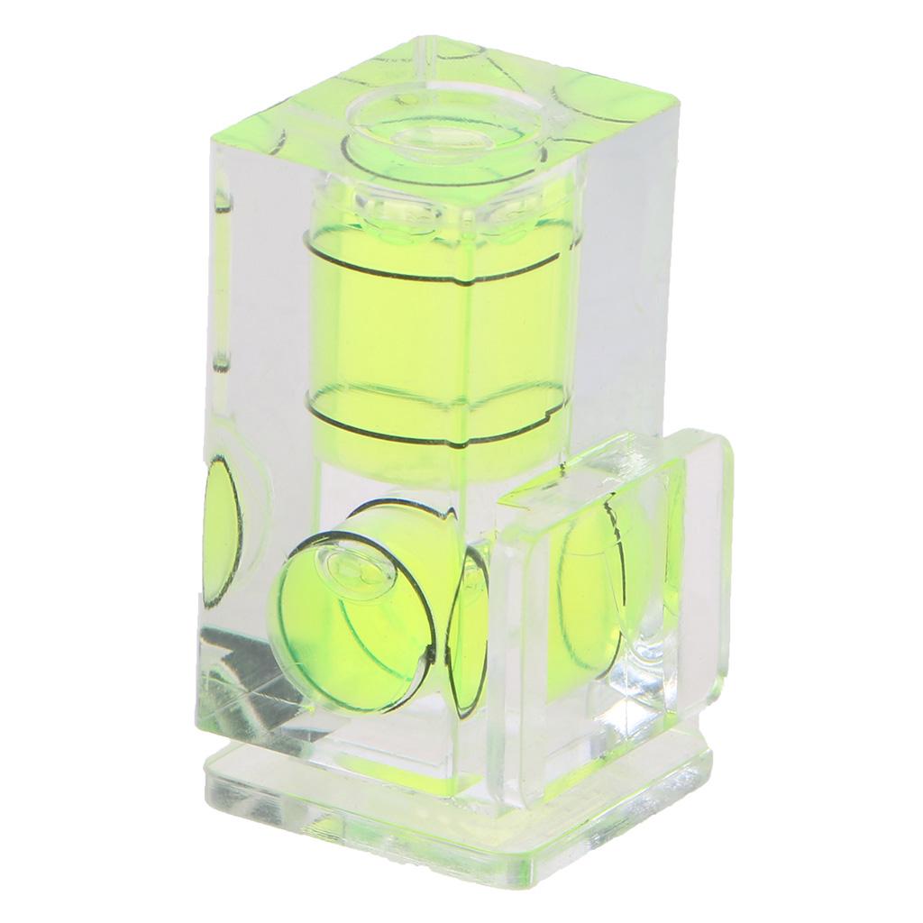Universal 3-Axis Hot Shoe Fixed Bubble Spirit Level 3D Spirit Level For DSLR Camera Photography Accessories