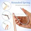 Bendable Spring Drawstring Threader Clip Pants Hoodies Elastic Band Lace Cord Flexible Drawstring Thread DIY Sewing Accessories