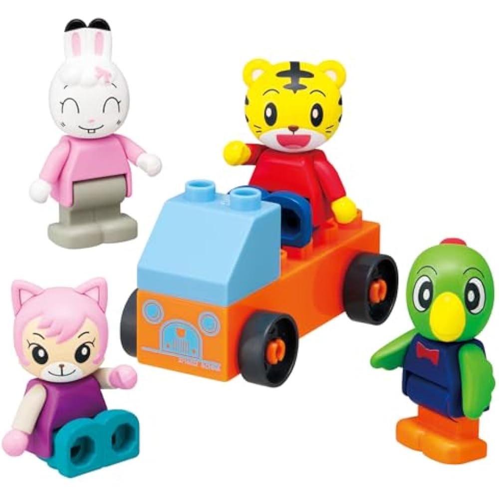 Bandai (BANDAI) Shimajiro Action Block Series Let s Go Out! doll block set