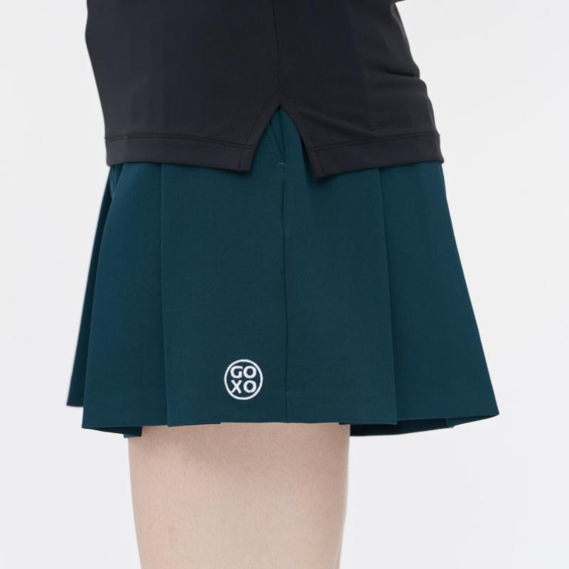 Goxo Afit Short Pants Green Pleats