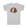 Geschenk-T-Shirt : Madagaskar Französische Flagge Brust Malagasy
