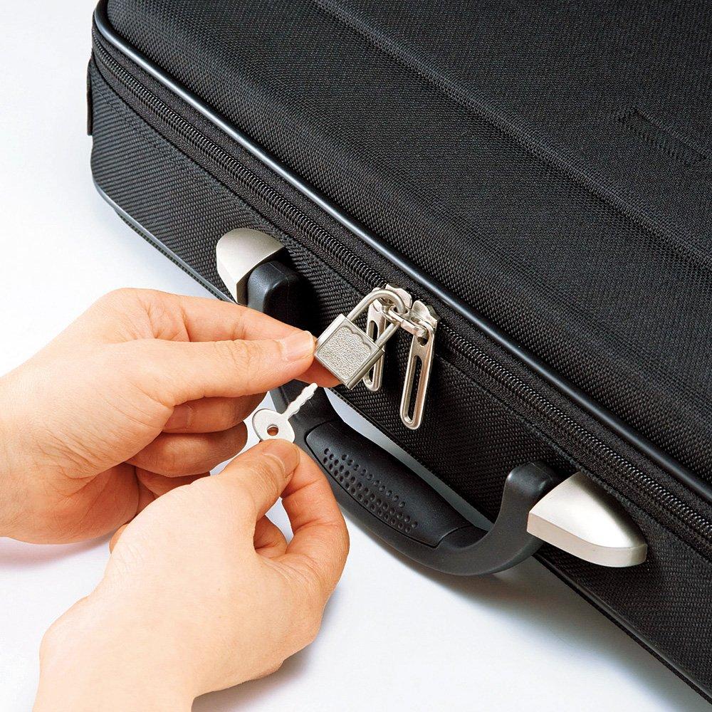 SANWA SUPPLY BAG-EVA6BKN Semi-Hard PC Case, Shockproof, Water-Repellent, Lockable, Compatible with 15.6-inch Widescreen PCs