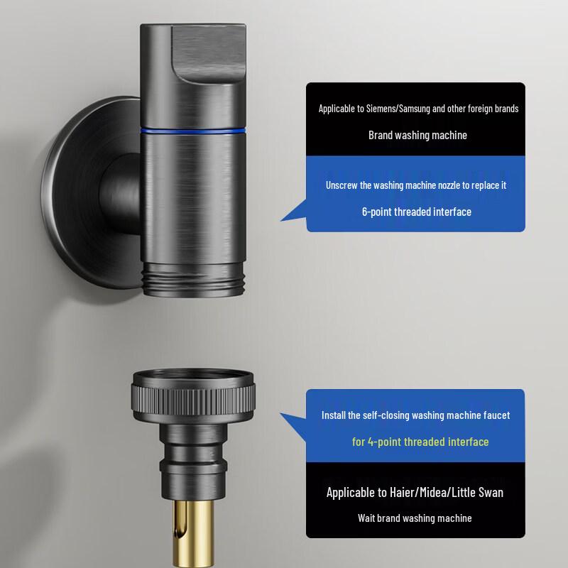 Universal Brass Washing Machine Faucet