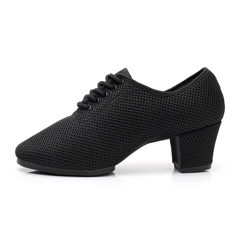 Mesh Dance Shoes Latin Samba Shoe for Women's Ballroom Modern Tango Jazz  Practise Shoes