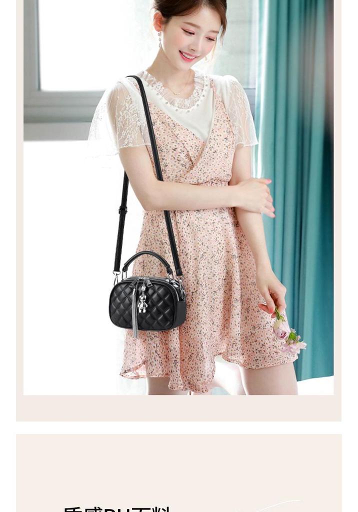 Women's Diamond Quilted Mini Crossbody Bag 2025 - New Textured Style Shoulder Handbag