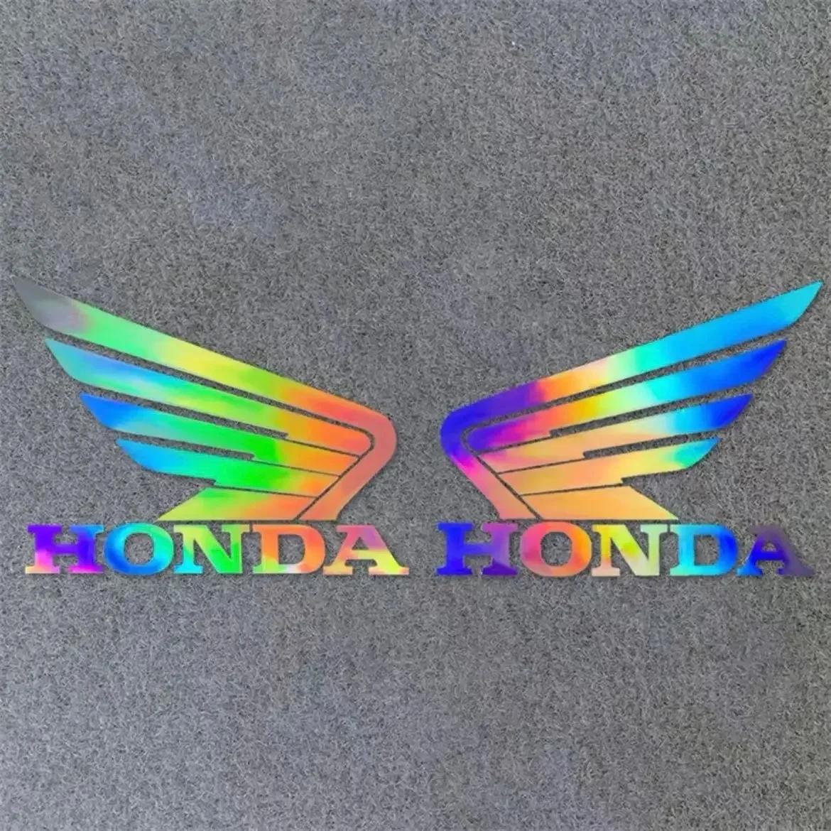 AAADF1 Wing Logo Motorcycle Stickers Suitable for Honda CRF CB NT NSS Pull Flower Reflective Modified Decorative Stickers