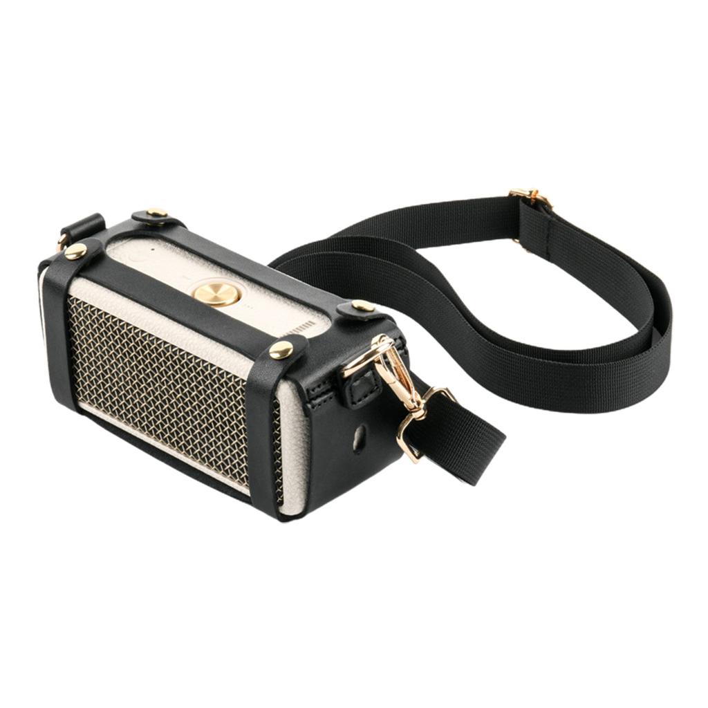 Trendy PU Sleeve Fashionable Strap for Portable Speaker Enhanced Security Easy to Carry with Shoulder Strap for ME II