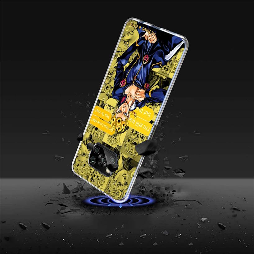 JoJo Bizarre Adventures Anime Phone Case For Xiaomi Poco X7 X6 X5 Pro F7 Ultra Redmi 15C 15 13C 13 12C 12 10 10A 10C 9 9A 9C 9T
