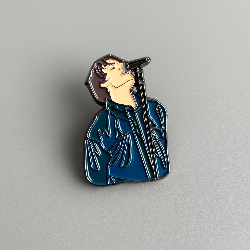 Oasis Oasis Band Liam Rock Peripheral Badge Brooch