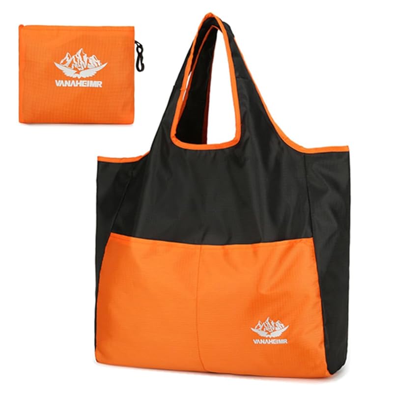 

[Getrays] folding tote bag large capacity unisex shoulder bag lightweight sports Gym boston bag Comes with storage bag waterproof luggage bag
