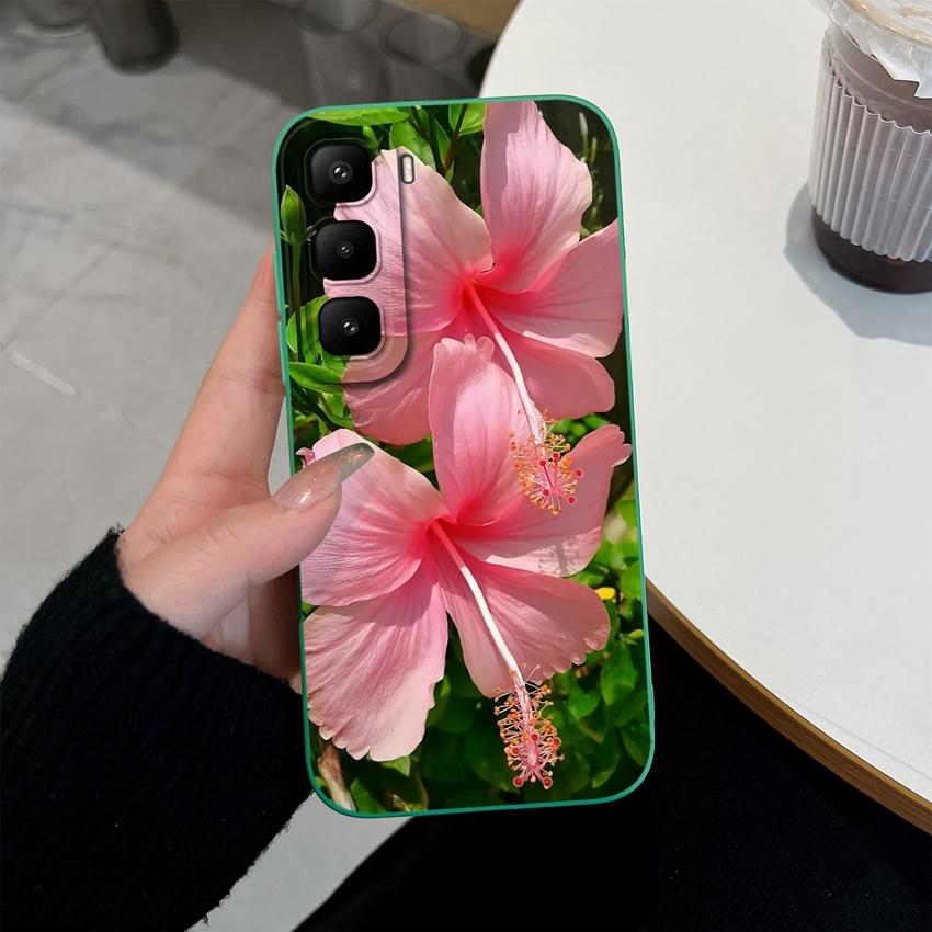 For Infinix Hot 60 50 Pro Plus 40Pro 30 Play 70 60i 50i 40i 30i Phone Case Sweet Bunny Cake New Upgrade Soft Smooth Silicone Lightweight Durable Shell
