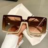 New Der Fashion Sunglasses Ladies Street S European And American Sunglasses Ins Large Square Uv Protection Glasses