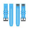 For Garmin Fenix 7X 26mm Silicone Sport Pure Color Watch Band