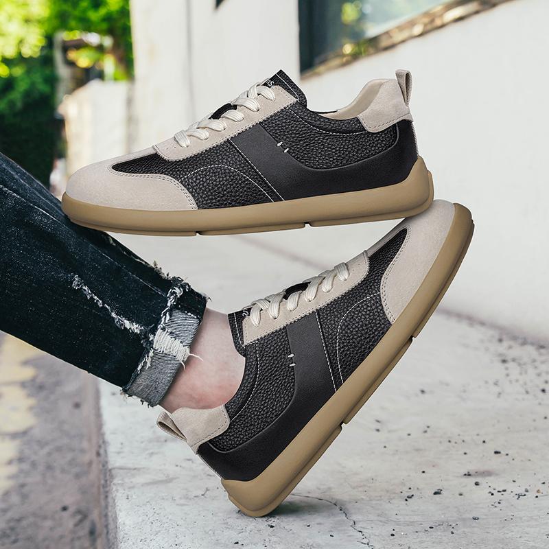 New Hot Sale Men's Sneakers Fashion Leather Tenis Masculino All-match Outdoor Male Casual Shoes Leisure Walk Skateboard Footwear