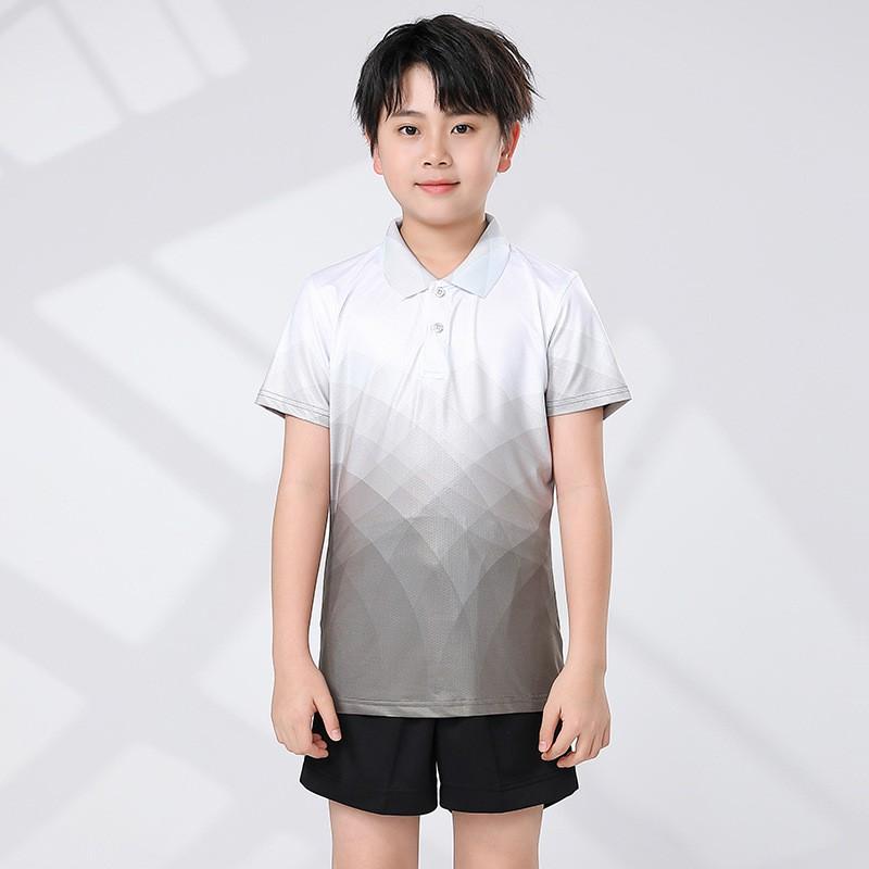 Kids Sports Set Girls Quick-Dry Badminton Tennis Uniform With Custom Print Option