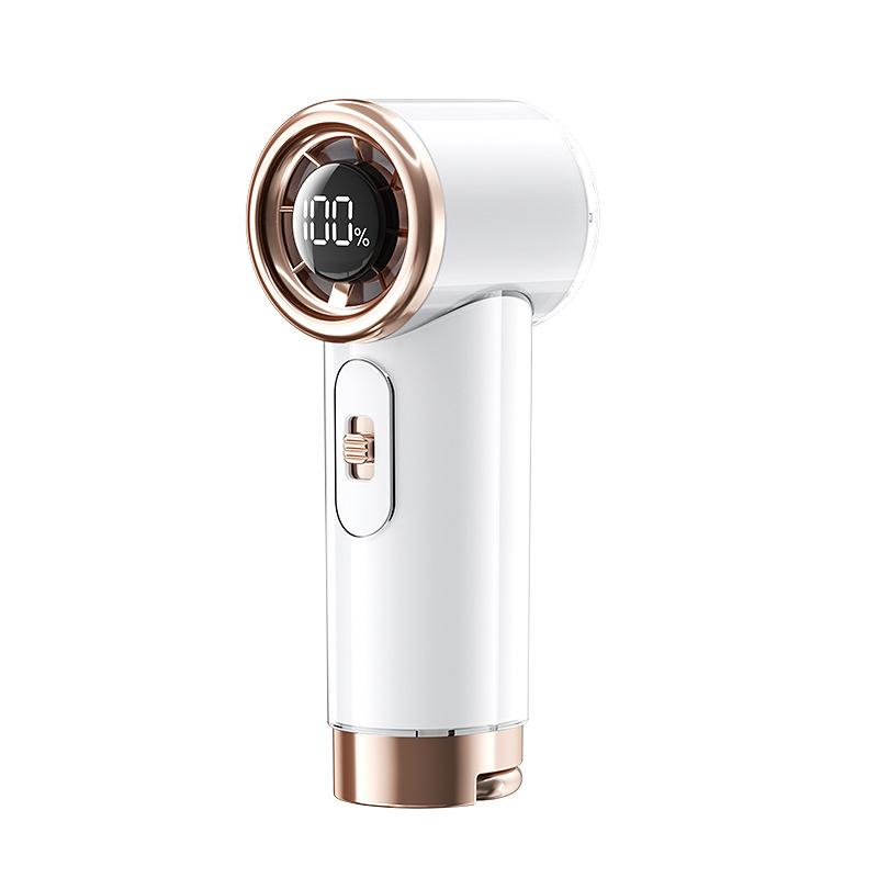 2026 Neuer Lippenstift-Fächer High-Speed Handventilator Starker Wind USB-Ventilator Schreibtisch Multifunktional Tragbar Mini Outdoor