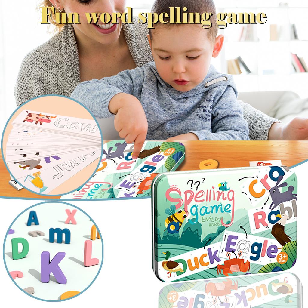 Buy Wooden Pallet Spelling Game For Children Early Education