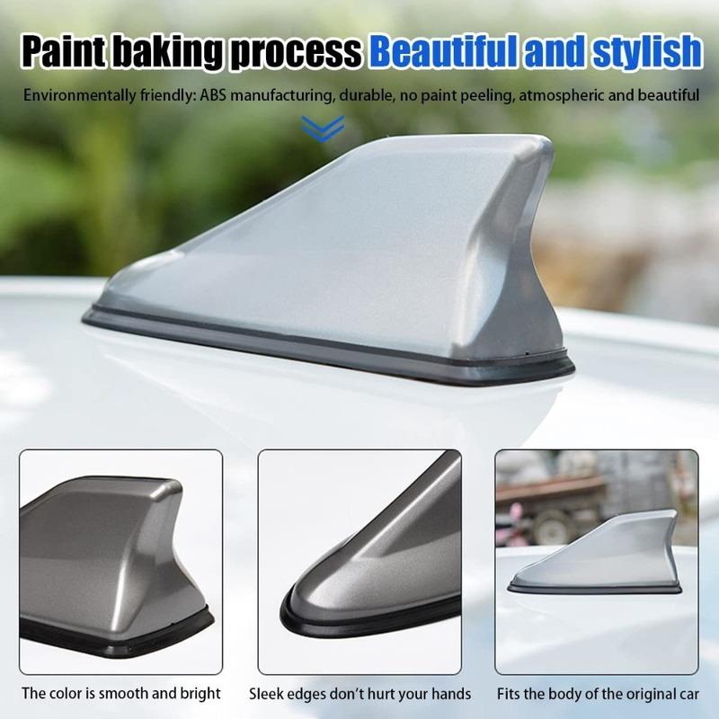 Car Antennas Shark Fin Antenna Auto Radio Signal Aerials Roof Antennas For Universal Kia/Nissan/Toyota/Hyundai/BMW Car Styling