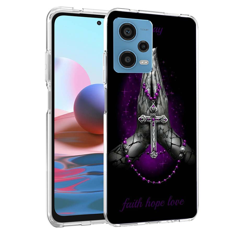 God Jesus Pray Phone Case For Xiaomi Poco X7 X5 X6 F6 Pro F7 Ultra M5S X3 M6 M5 X4 F4 GT Mi F5 F3 M3 TPU Soft Cover Capa Cute Fu
