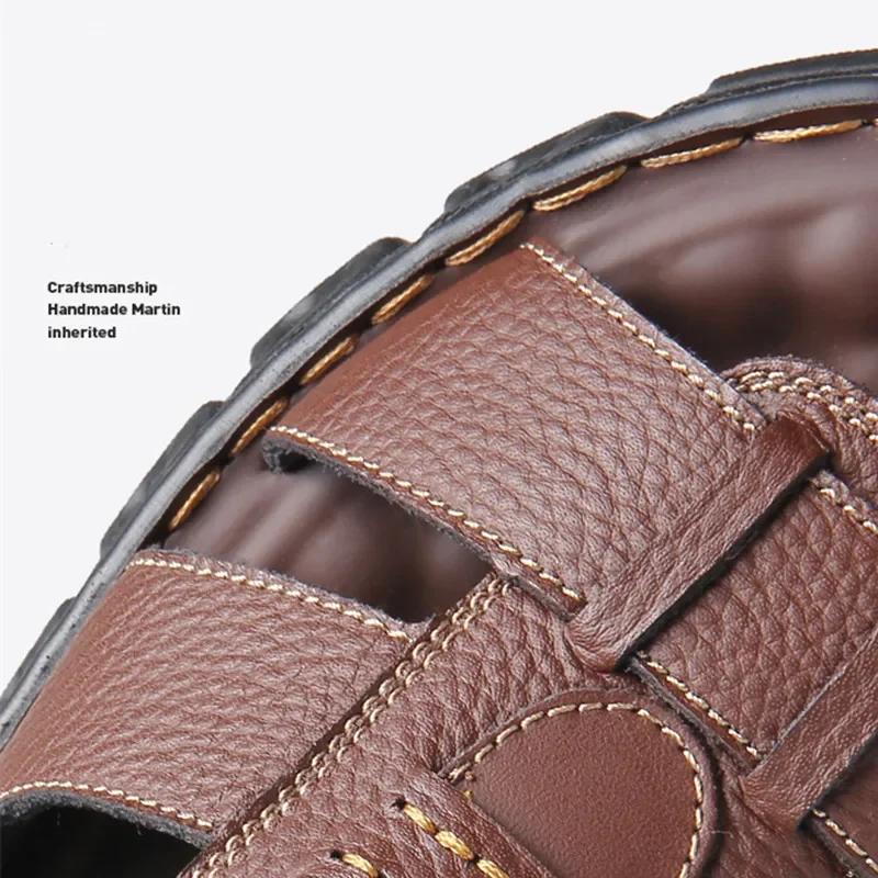Patent Leather Men's Summer Shoes Man Fashion Casual Comfortable Black Flip-flops Sandals Male Adult Sneakers New Men Slippers