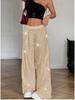 Frühjahr/Sommer 2026 High-Waist Pailletten Hose Locker Fließend - Damenmode Kollektion