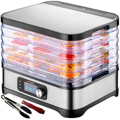 Secador de Frutas, Hongos y Verduras STILHOFF con Temporizador de Termocirculación INOX 25928