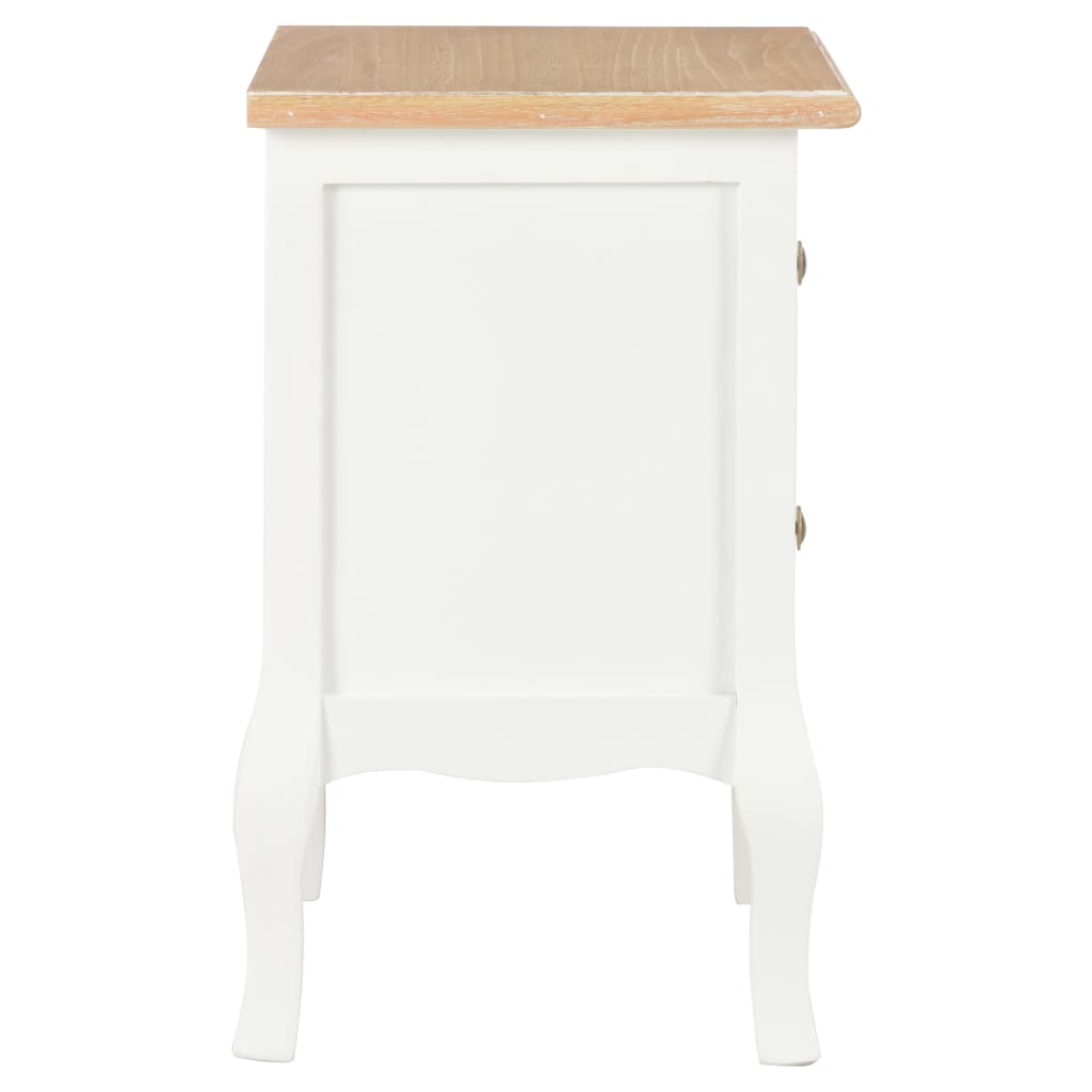 Nightstands 2 pcs White 35 x 30 x 49 cm MDF
