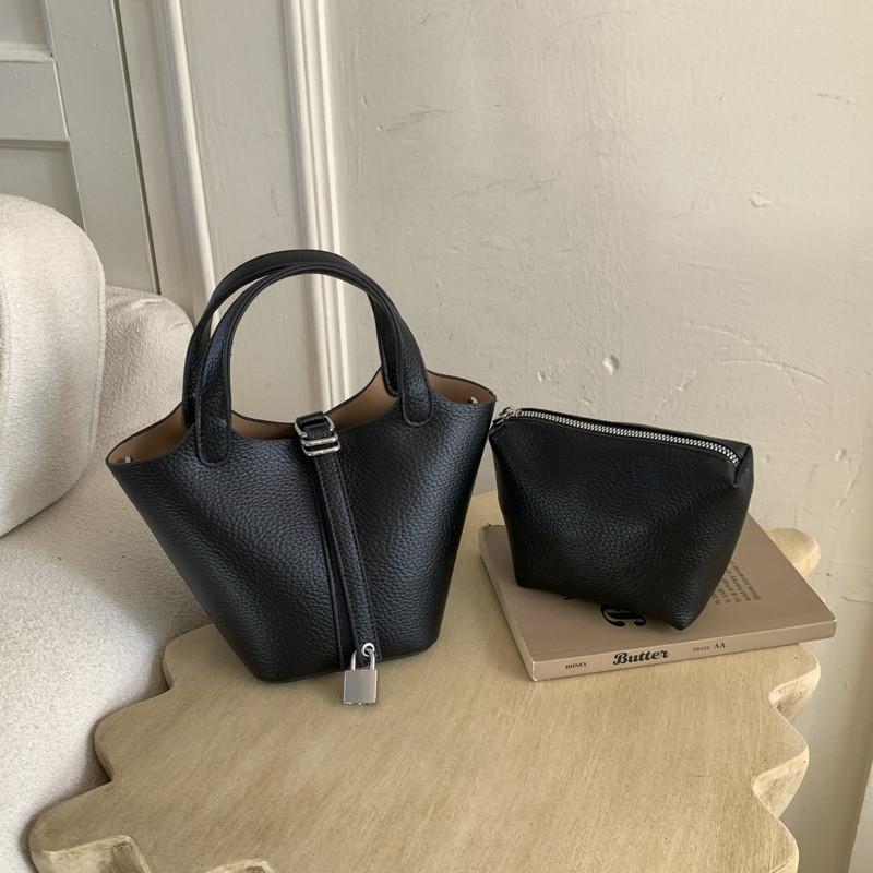 IELGY Ladies Messenger Bag Retro Shoulder Korean Version Portable Bucket Bag