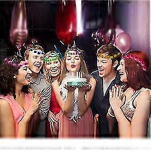 5pcs Led Flower Headband, Headdress Floral For Women Girls Hair Accessories Birthday Wedding Festival Party