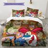 Ren & Stimpy  Pattern Bedding Quilt Set  Home Decoration  Gift (1 * duvet cover + 2 * pillowcase  without core)