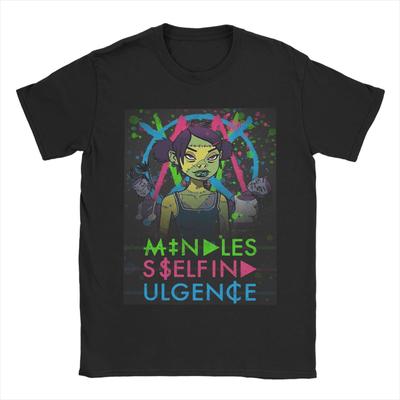 Mindless Self Indulgence Camiseta con Estampado Gráfico para Hombre Mujer 100% Algodón Camiseta Ropa