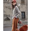 Demana Women's Contrast Stripe Knit Sweater