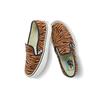 Vans Slip-On Sf Fabric Low Top Skate Shoes Women Sneakers Brown Black VN0A5HYQ9ZY