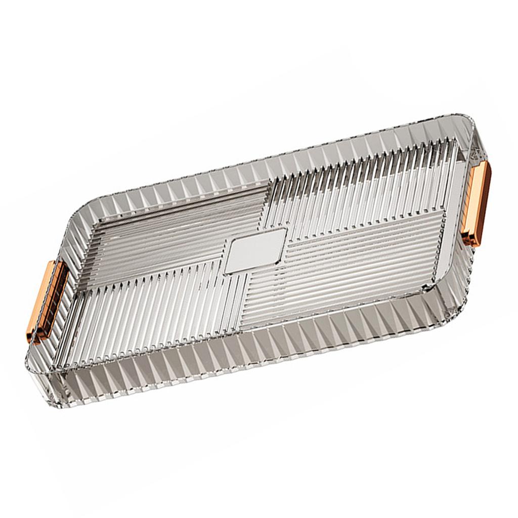 Ablauf-Teeablage Kunststoff Mehrzweck Große Kapazität Transparent Tee Servier-Ablaufschale für Zuhause Wohnzimmer Groß