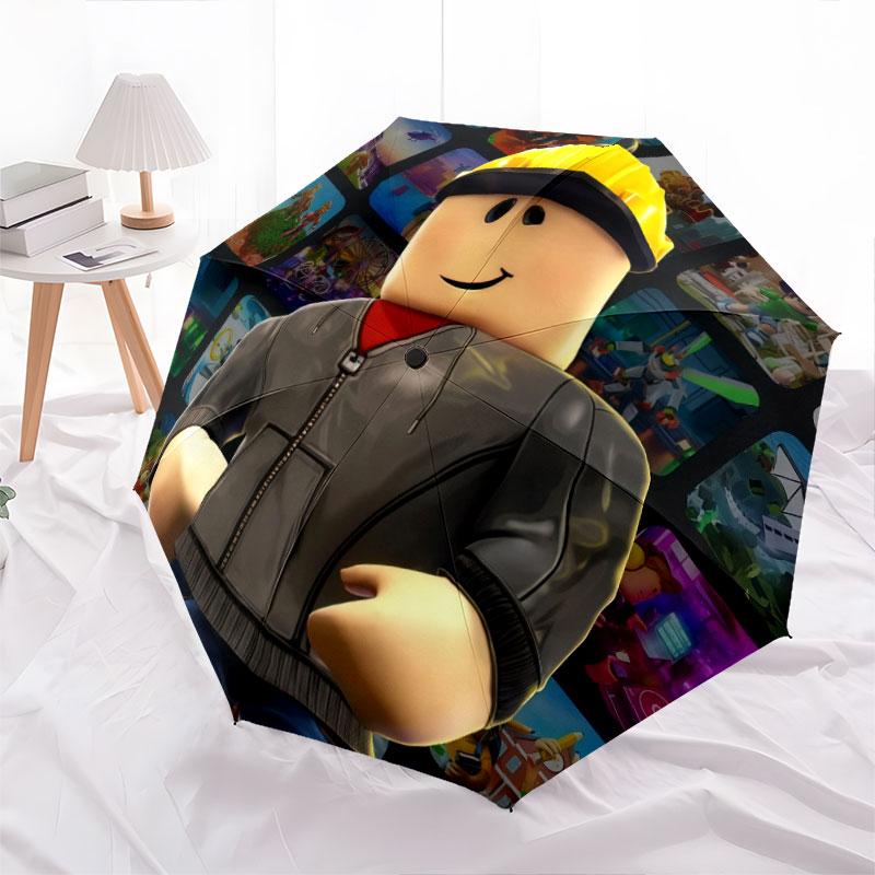 Roblox, automatic folding umbrella, portable and foldable design, 8 ribs, a Christmas or birthday gift.