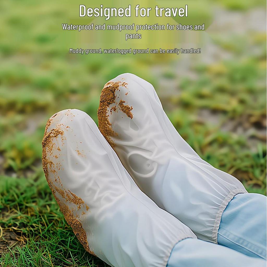 Shoe Covers: Non-Slip, Disposable, Thickened for Hiking & Mountaineering - 10 Pack