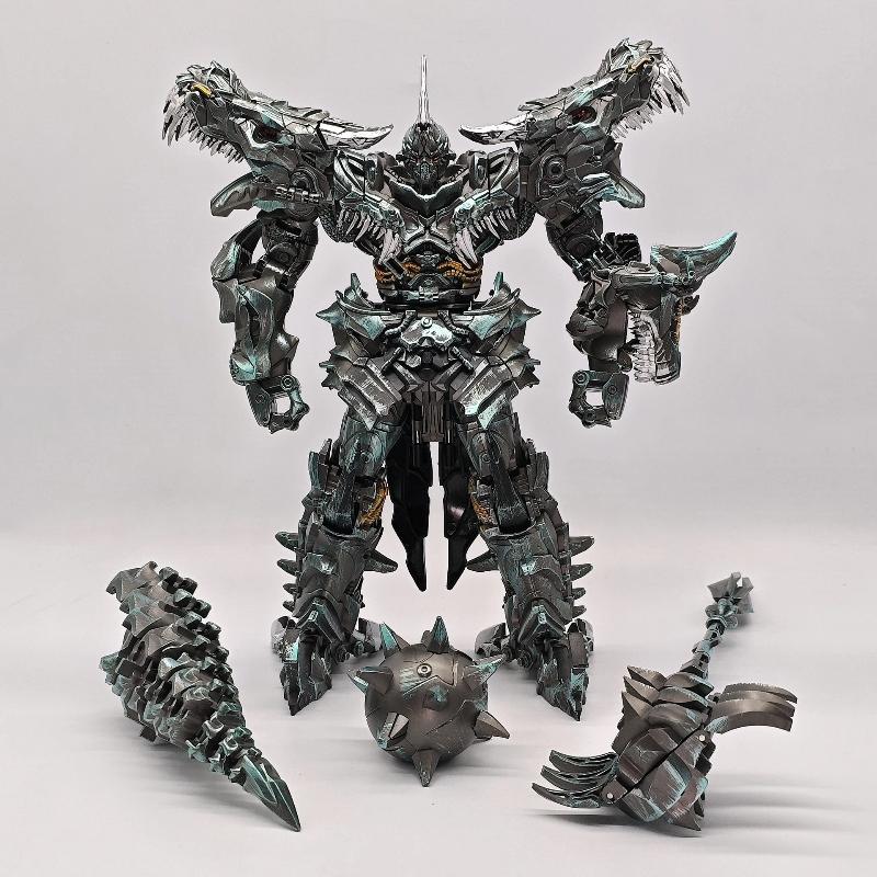 23cm Dinosaur Transforming Toy Leader Grimlock Action Figure Deformable Dinosaur Robot Model Desk Ornament Children Adults Gifts