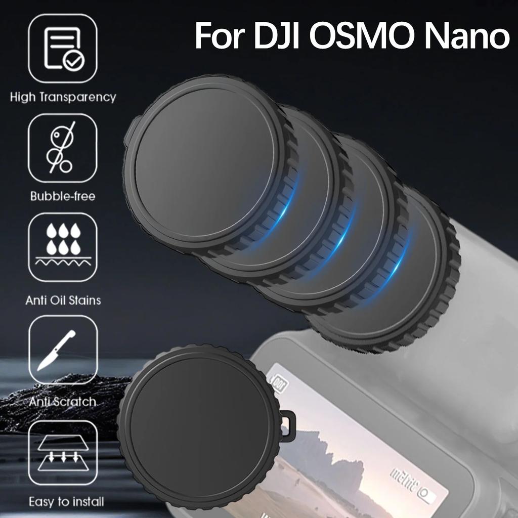 Lens Protective Cover for DJI Osmo Nano Camera Accessories Non Slip Silicone Dust-proof Lens Protective Case Cap for DJI Nano