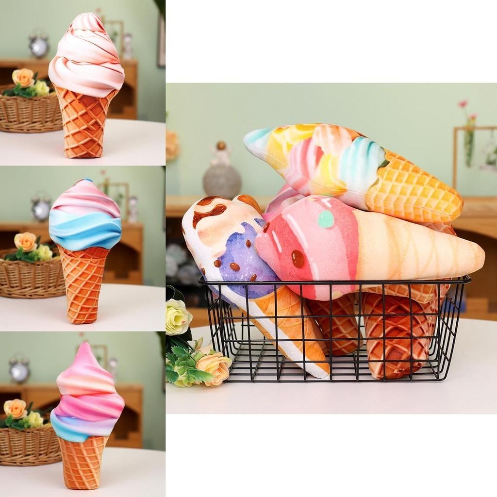 Peluche Gelato Cono Croccante Adorabile Giocattolo Morbido Per Bambini Materiale Peluche Corto Design Personalizzabile