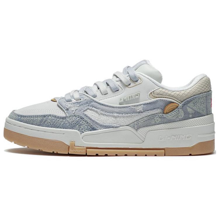 

Li Ning 001 BTC Earning Money Every Day Slip Resistant Abrasion Resistant Low top Skateboard Shoes Women s Milk Blue AGCS022-1 36