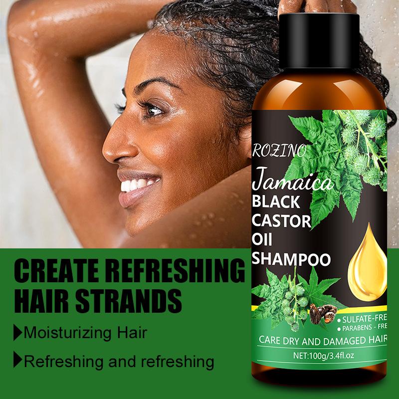 Castor Oil Essence Głęboko oczyszczający szampon przeciwłupieżowy przeciwświądowy o długotrwałym zapachu