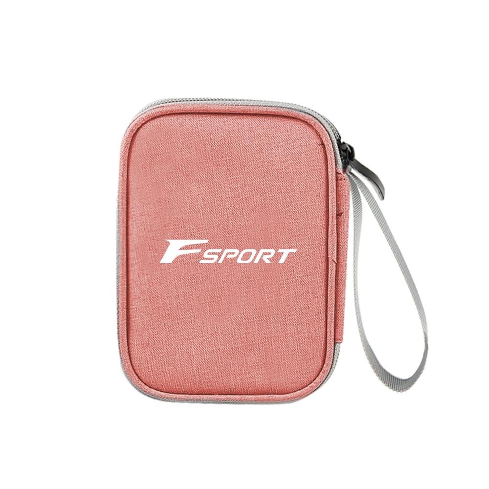 1Pcs Car Portable Men Women Travel Storage Bag Key Wallet Organizer For Lexus IS IS250 IS250C IS300 IS300C IS350 IS350C F SPORT