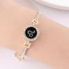 12 Zodiac Signs Bracelet for Women, Rose Gold Plated Inlaid Diamond Constellation Bangle, Fashion Couple Jewelry Gift