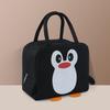 Fashionable Portable Lunch Bag With Cartoon Penguin Design
