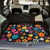 1pcs Car Trunk Mat Colorful Flower Design Dust-Proof Mat Wear-Resistant Dirt-Resistant Easy-Care Cargo Liner for Car Interior